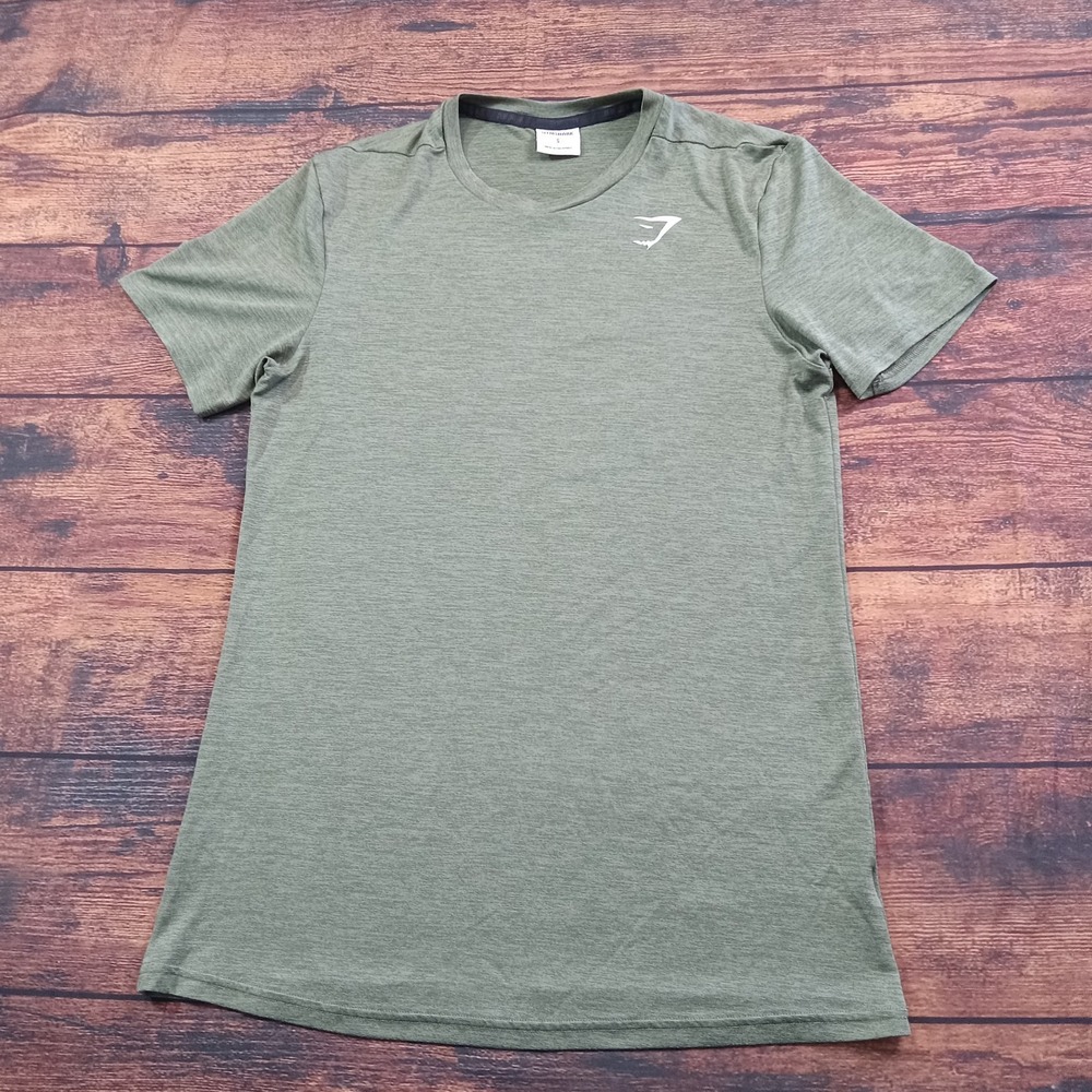 Gymshark Crew Neck Short Sleeve Performance T-Shirt Women's‎ Small Green